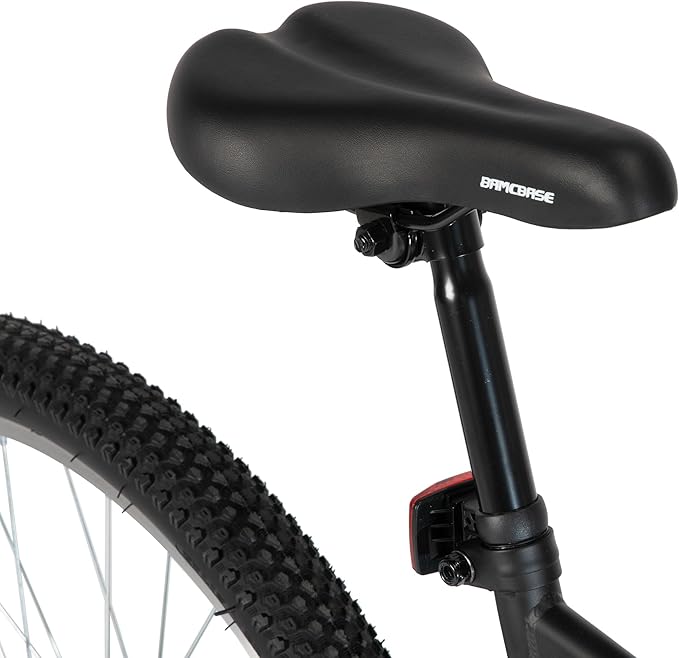 Hiland Full Suspension Mens Mountain Bike, 18 Speed, 26 Inch Wheel, Dual V Brake Bike for Men Womens Adult Bicycle