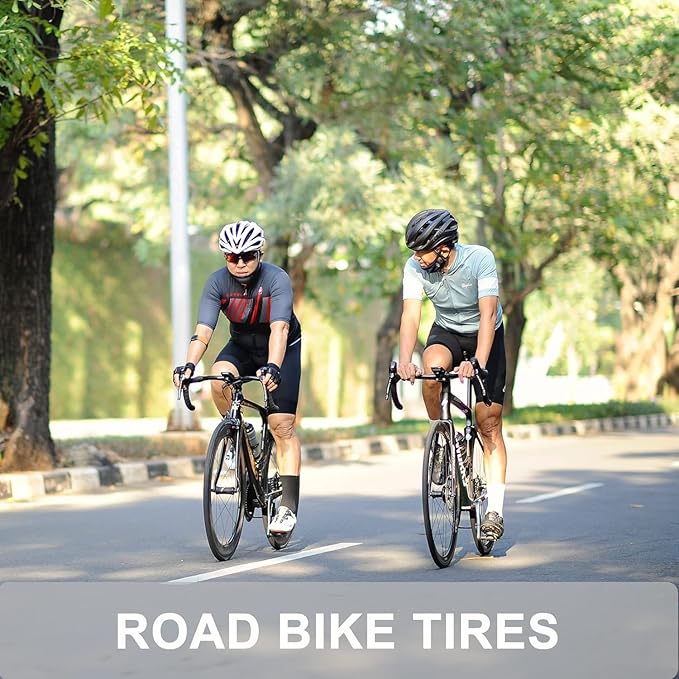 MOHEGIA Road Bike Replacement Tire: 700x25C/700x28C/700Cx35C Folding Bicycle Tire for On City Road Riding