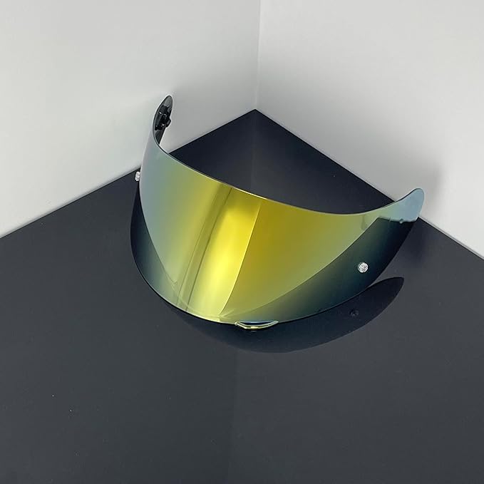 Helmet Visor Replacement,Motorcycle Helmet Face Shield for ILM 902,902L,902BT (Gold-Day Use Only)