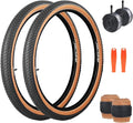 ZUKKA Bike Tire 20/24/26/27.5/29 x 2.125 Bike Tire 2 Pack Mountain Bike Tire Folding Replacement Tire for MTB Mountain Bike, Kids