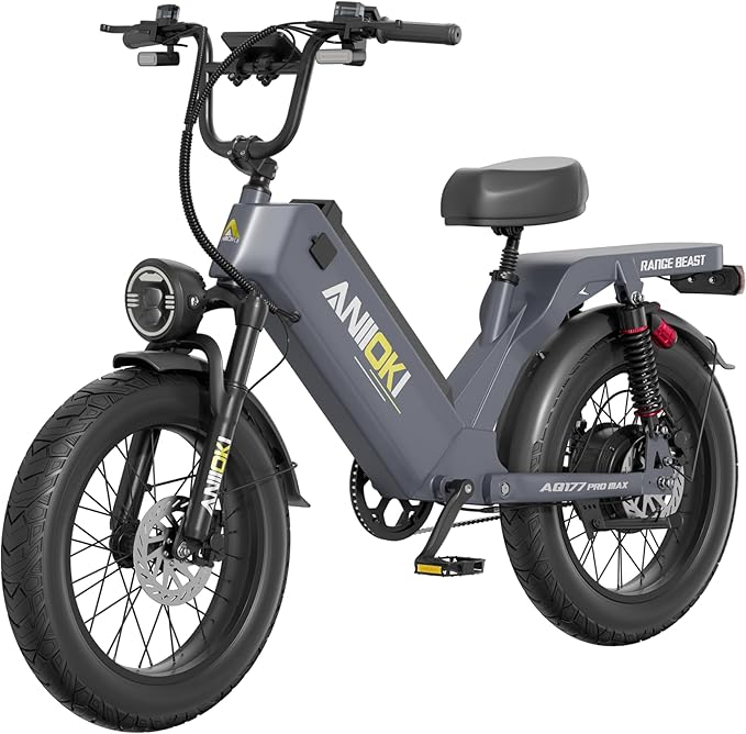 Electric Bike for Adults,200 Miles Long Range Commuter City Ebike with 1400/1600/1800W Motor and 48/52V 60/70Ah Battery,28+MPH Speed Fat Tire Electric Bicycle