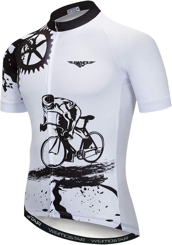 Cycling Jersey Mens Road Bicycle Clothing Summer Short Sleeve Breathable Cycling Tops