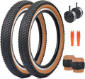 ZUKKA Bike Tire 20/24/26/27.5/29 x 2.125 Bike Tire 2 Pack Mountain Bike Tire Folding Replacement Tire for MTB Mountain Bike, Kids
