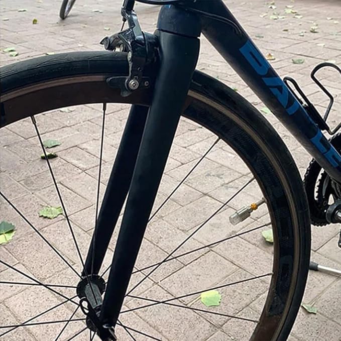 700C Carbon Fiber Road Bike Gravel Bike Fork 1-1/8" Straight Steerer Rim Brake Lightweight Front Fork