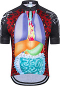 Weimostar Men's Cycling Jersey Short Sleeve Bike Clothing Multicolored Diamond