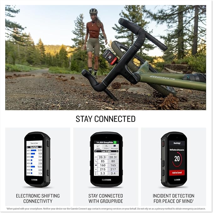 Garmin Edge 850 Compact GPS Cycling Computer Bundle - Color Touchscreen Display, Bike-Specific Mapping, Advanced Training & Performance with PlayBetter Silicone Case (White) & HD Screen Protectors