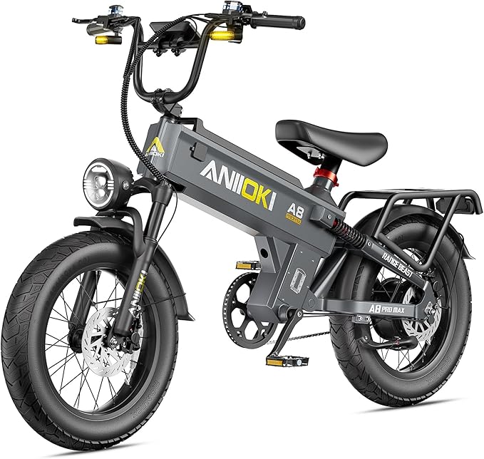 Electric Bike for Adults,200 Miles Long Range Commuter City Ebike with 1400/1600/1800W Motor and 48/52V 60/70Ah Battery,28+MPH Speed Fat Tire Electric Bicycle