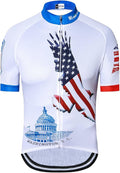 New Pro Full Zipper Men's Cycling Jersey Short Sleeve Riding Shirt USA