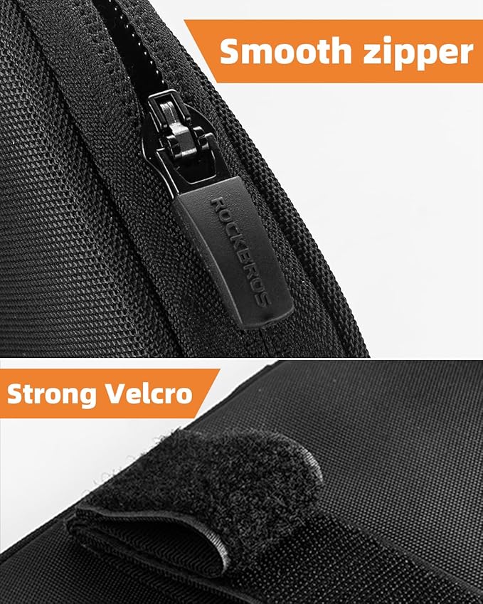 ROCKBROS Foldable Bike Bag for Rear Rack - Durable, Expandable, and Versatile - 5L Capacity