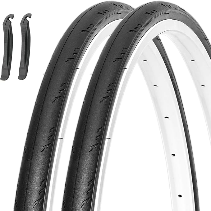 MOHEGIA Road Bike Replacement Tire: 700x25C/700x28C/700Cx35C Folding Bicycle Tire for On City Road Riding