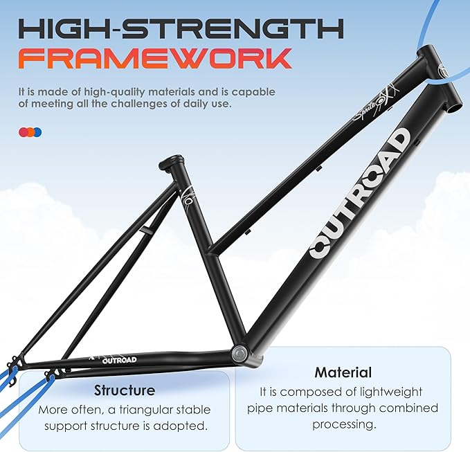 26 inch 7-Speed Commuter Bicycle,Men's Cruiser Bike/Mountain Bike/Hybrid Bicycle,V Brake,Metal Frame, Adult Bike (Black, White, Blue, Green, Purple, Pink)