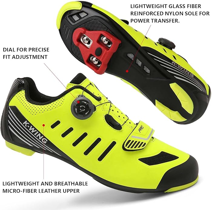 Unisex Cycling Shoes Compatible with pelaton Indoor Road Bike Shoes Mountain Bike Shoes for Men and Women Delta Cleats Clip Outdoor Pedal Bicycle Shoes MTB Shoes for Men