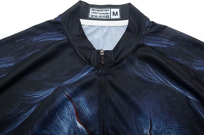 Bike Bicycle Tops Men's Cycling Jerseys Full Zipper MTB Clothing Cycle Clothes