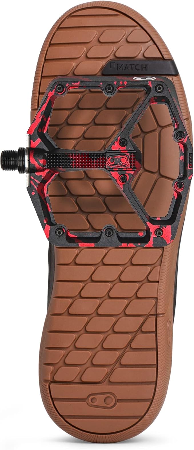 Crankbrothers Stamp Flat MTB Pedals - Size-Specific, Lightweight, Versatile, Durable Bike Pedals