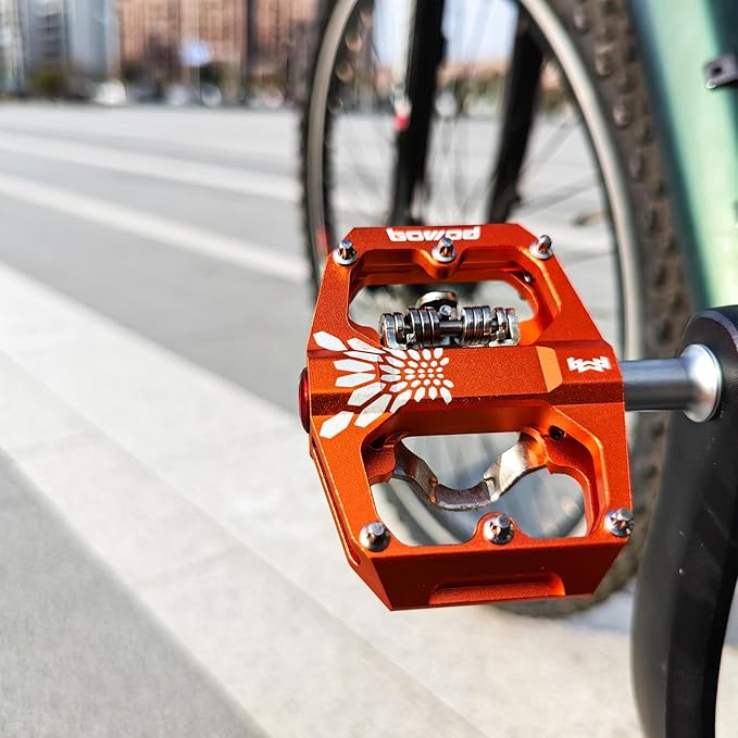 Bike Pedals 9/16" Lightweight Non-Slip Bicycle Platform Pedals - Fits Most Adult Bikes & Mountain Bikes &MTB, Road Bikes and Slip-Resistant Design