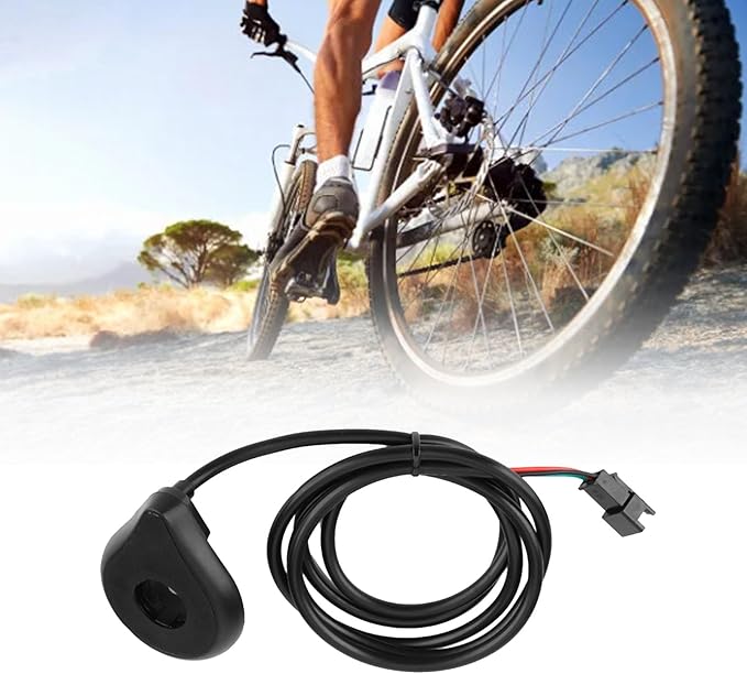 12 Magnets Electric Bicycle Pedal Assist Sensor, ABS Hall Speed Sensor with 1m/3.3ft Line for E Bike Pedal Assist Drive System