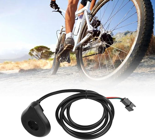 12 Magnets Electric Bicycle Pedal Assist Sensor, ABS Hall Speed Sensor with 1m/3.3ft Line for E Bike Pedal Assist Drive System