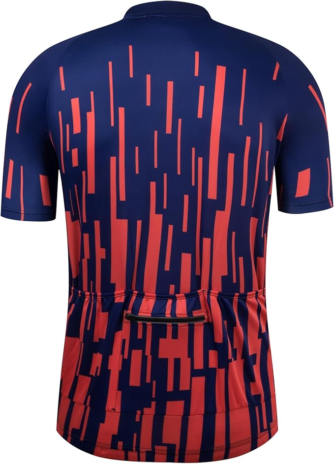 Coconut Ropamo CR Mens Cycling Jersey Short Sleeve Road Bike Shirt with 3+1 Zipper Pockets Breathable Quick Dry