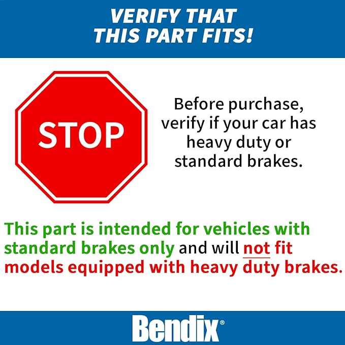 Bendix Premium SBC1327 Ceramic Front Brake Pads for select Chrysler Town & Country, Dodge Grand Caravan, Journey, Nitro, Jeep Liberty, Wrangler, Ram C/V, VW Routan (models without Heavy Duty Brakes)