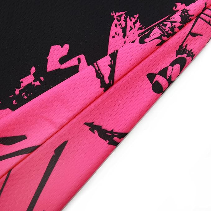 JPOJPO Men's Mountain Bike Jersey Long Sleeve MTB Off-Road Racing Downhill Motocross Shirts Quick Dry&Moisture-Wicking Tops