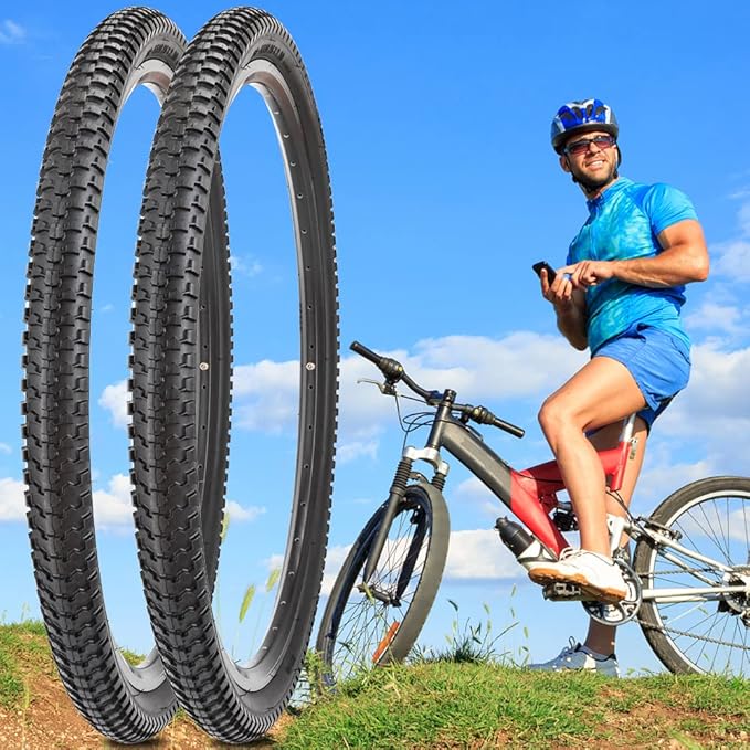 SIMEIQI Bike Tires 26x1.95 Inch Bike Tire for Mountain Foldable Replacement Bicycle Tire