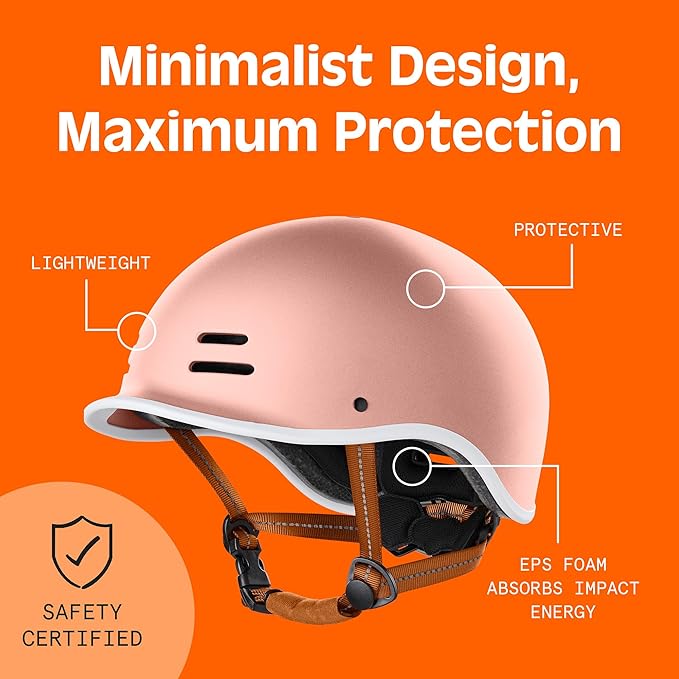 Retrospec Remi Adult Bike Helmet for Men & Women - Bicycle Helmet for Commuting, Road Biking, Skating with Adjustable Dial