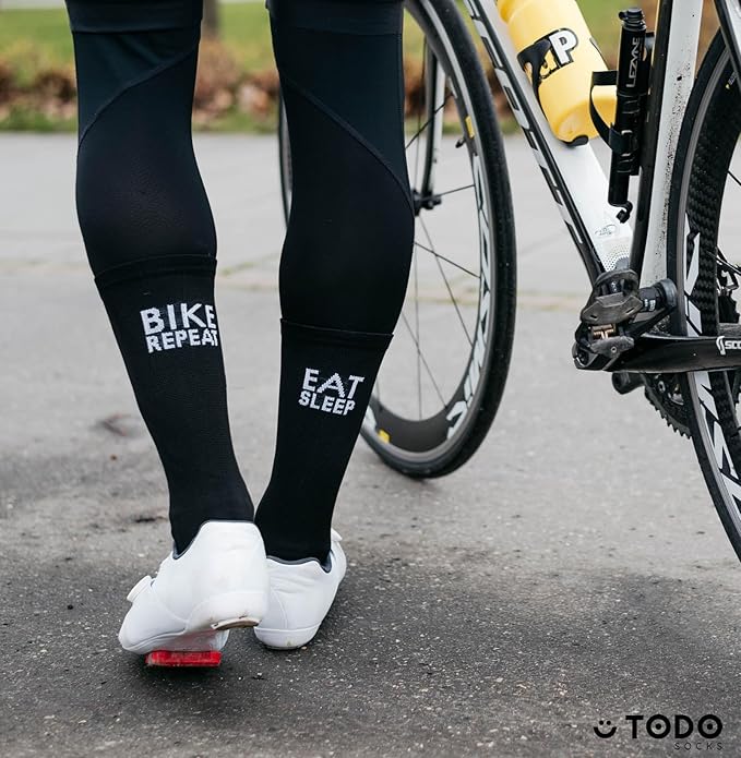 TODO PRO Cycling Socks - Breathable Bike Socks for Men and Women