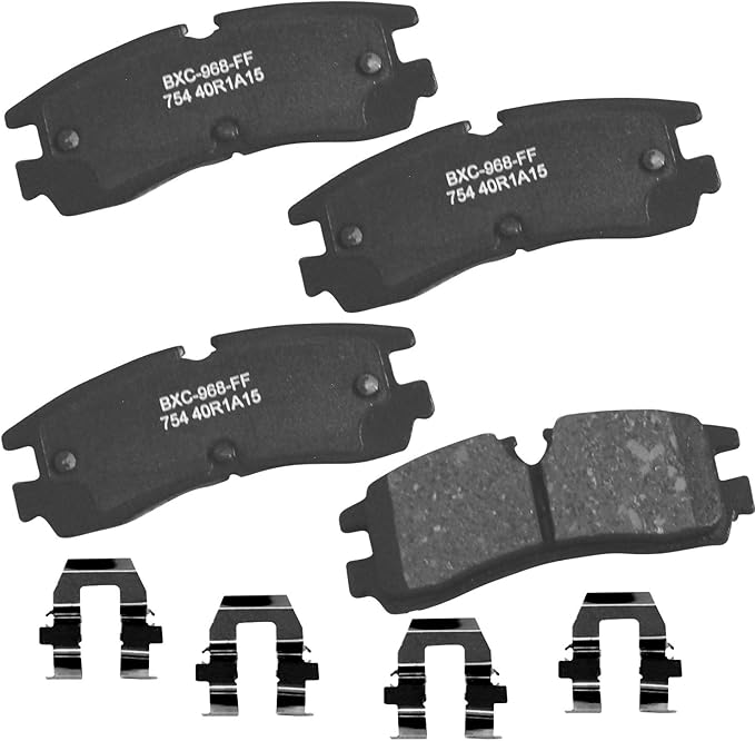 Bendix Premium SBC754 Ceramic Rear Brake Pads for Cadillac Seville 2002-1998