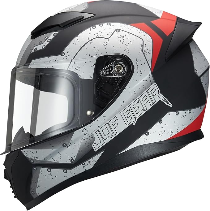 Full Face Motorcycle Helmet WS-607 DOT Approved Motorbike Racing Street Bike Helmets for Adults with Visor