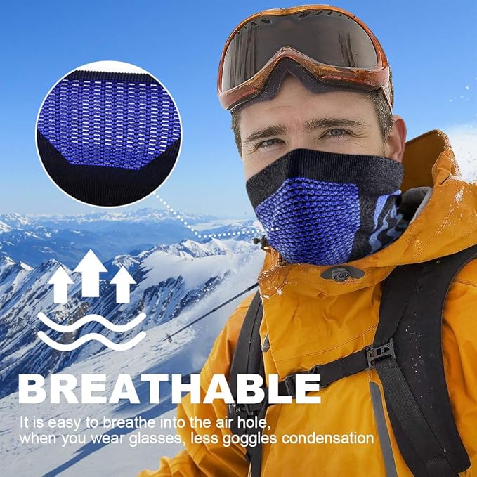 WTACTFUL Winter Neck Warmer Gaiter Windproof Face Mask Balaclava Bandana for Ski Snowboard