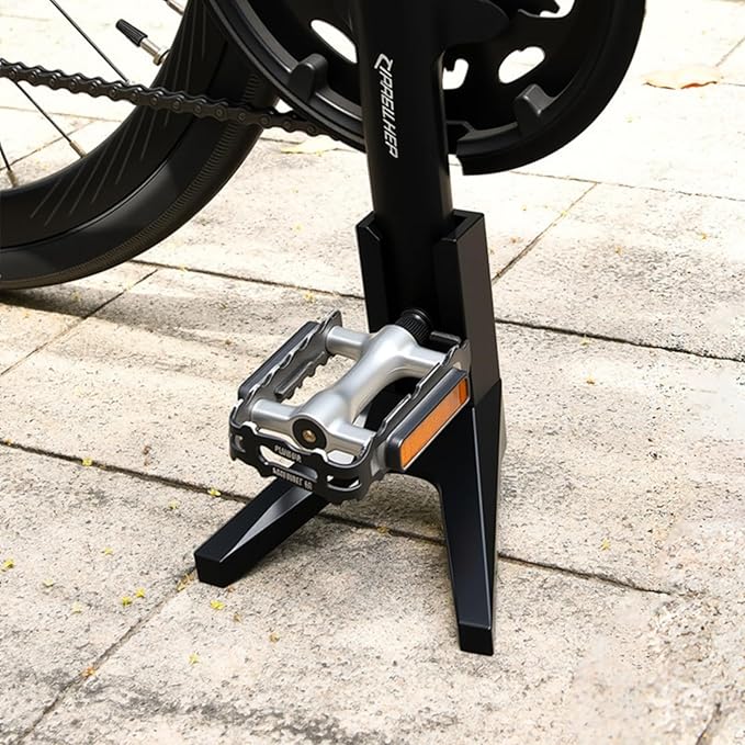 Bicycle Pedal Support Rack Stand,Bike Pedal Parking Rack for Road Mountain Bicycle Outdoor Parking Storage Mount