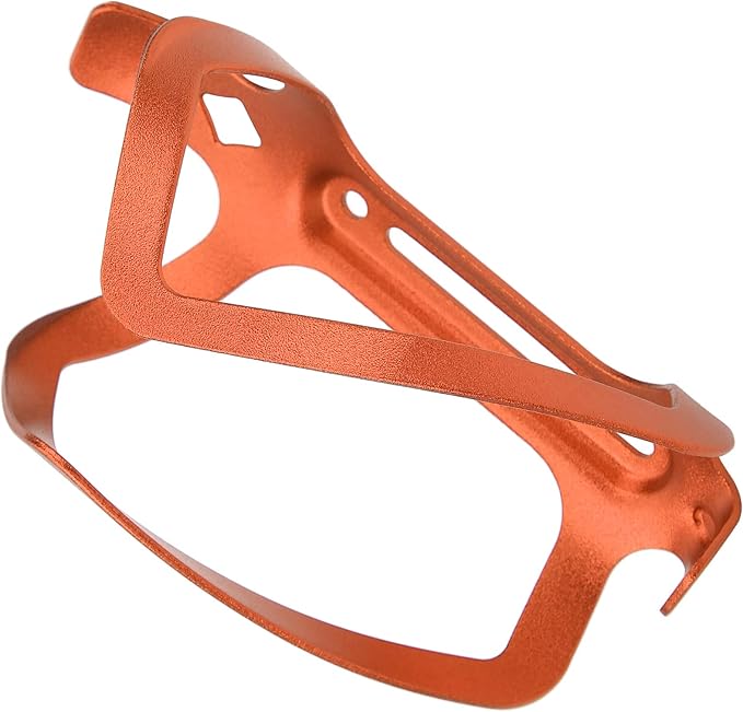 Aluminum Alloy Cage Cage Bouteille, Light Support for Folding Bikes on Road, Black Accessories (Orange)
