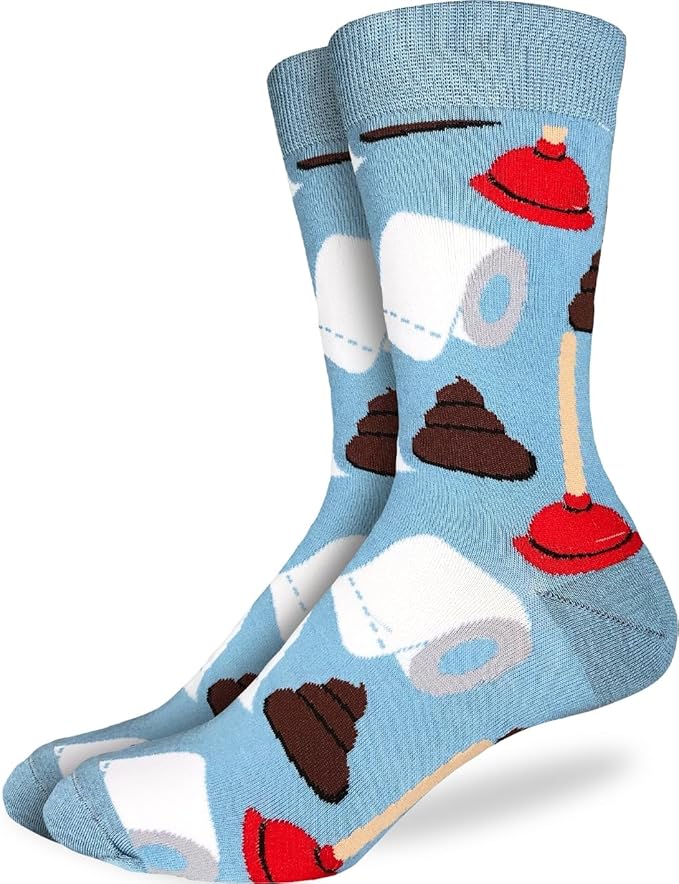 Good Luck Sock Novelty Crew Socks for Adults - For Men, Women and Teens