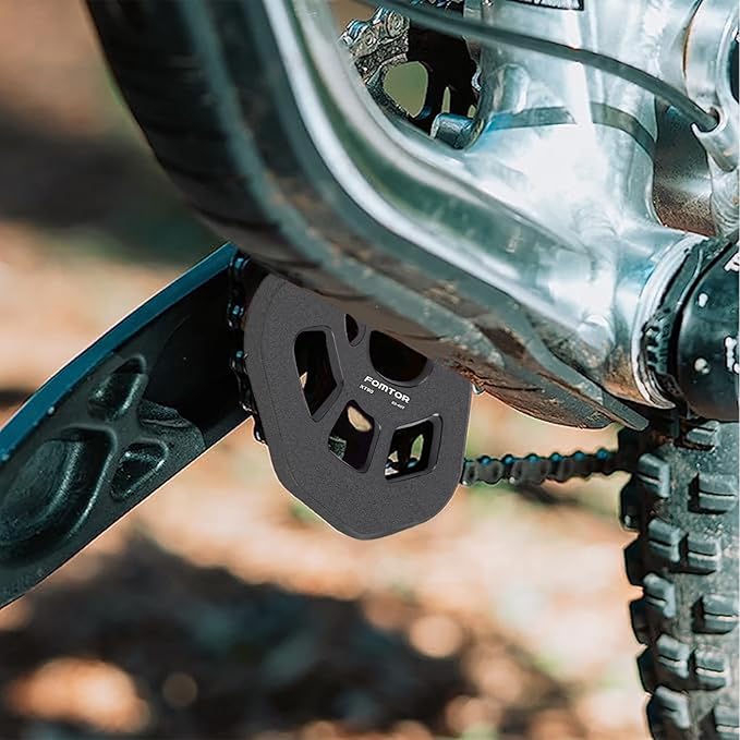 FOMTOR Chain Guide Mountain Bike, Bicycle Direct Mount Chainring Guard MTB Road Bike Chain Protector 7075 Alloy Aluminum for BMX, Fixie (22-40T)