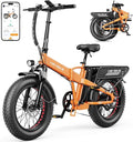 Heybike Mars 2.0/3.0 Foldable Electric Bike, UL2849 Certified, 70+Miles Long Range, 1400W/1800W Peak Motor 32MPH, 624WH Removable Battery, 20"*4 Fat Tire Ebike for Snow, Commute, Full Suspension
