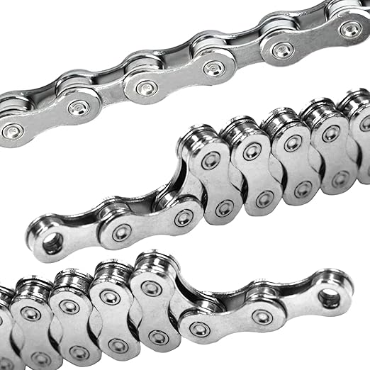 VERKSTAD 10 Speed Bike Chain, Bike Chain 1/2" x 11/128" 116 Links for Road Bike MTB Racing Cycling