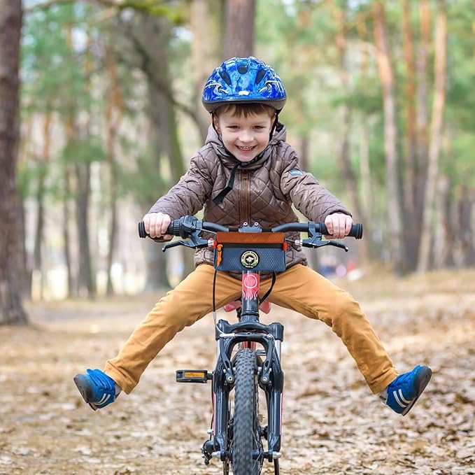 Bike Handlebar Bag,Kids Bicycle Front Basket Pack,Waterproof Bikes Bag,Small Bicycle Handle Bar Bag for Boys Girls Men Women