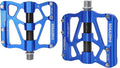 ThinkTop Mountain Bike Pedals MTB BMX Pedals Flats 9/16'' Sealed 3 Bearing Lightweight Aluminum Wider Platform Pedals for Road Bike Bicycle