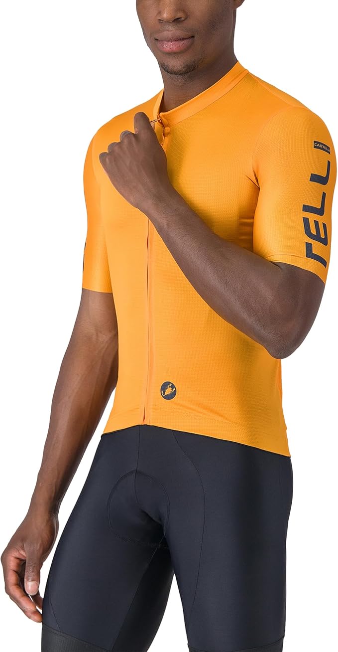 CASTELLI Men’s Entrata Apex Jersey, Breathable, Moisture-Wicking Cycling Jersey with Pockets for Everyday Road Performance