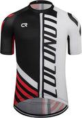 Coconut Ropamo CR Mens Cycling Jersey Short Sleeve Road Bike Shirt with 3+1 Zipper Pockets Breathable Quick Dry