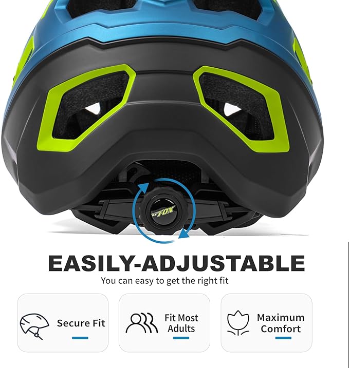 BATFOX Bike Helmet,Mountain Bike Helmet Helmets for Men Women Adults Youth