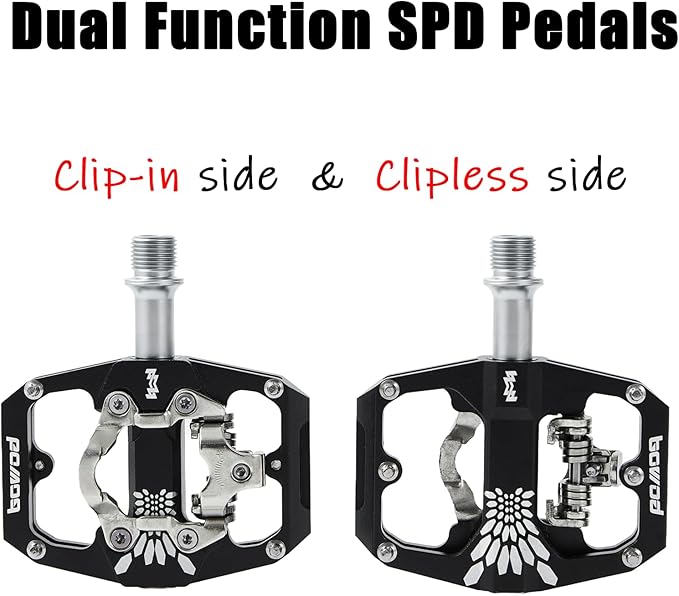 Bike Pedals 9/16" Lightweight Non-Slip Bicycle Platform Pedals - Fits Most Adult Bikes & Mountain Bikes &MTB, Road Bikes and Slip-Resistant Design