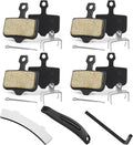 4 Pairs Bike Brake Pads, MTB Disc Brake Pads with Installation Tools, Compatible for Sram Avid Elixir E1 E3 E5 E7 E9 ER CR XO XX DB1 DB3 DB5, Compatible for Nutt Hydraulic Disc Brakes