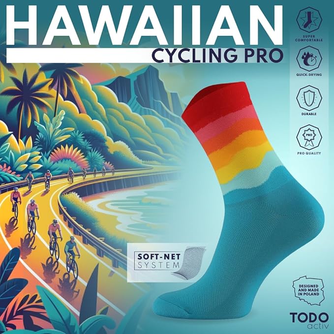 TODO PRO Cycling Socks - Breathable Bike Socks for Men and Women