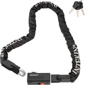 Bike Chain Lock 3FT/4FT/5FT Heavy Duty Bike Lock Anti-Theft Bicycle Chain Lock 8mm/10mm Thicker Bicycle Lock Chain Bike Lock with 3 Keys for Bike, Motorcycle