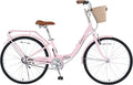 26 Inch Women's Folding Bike – Lightweight&Collapsible Frame with Dual Brakes,Single-Speed Commuter Bicycle for Adult,Multiple Color