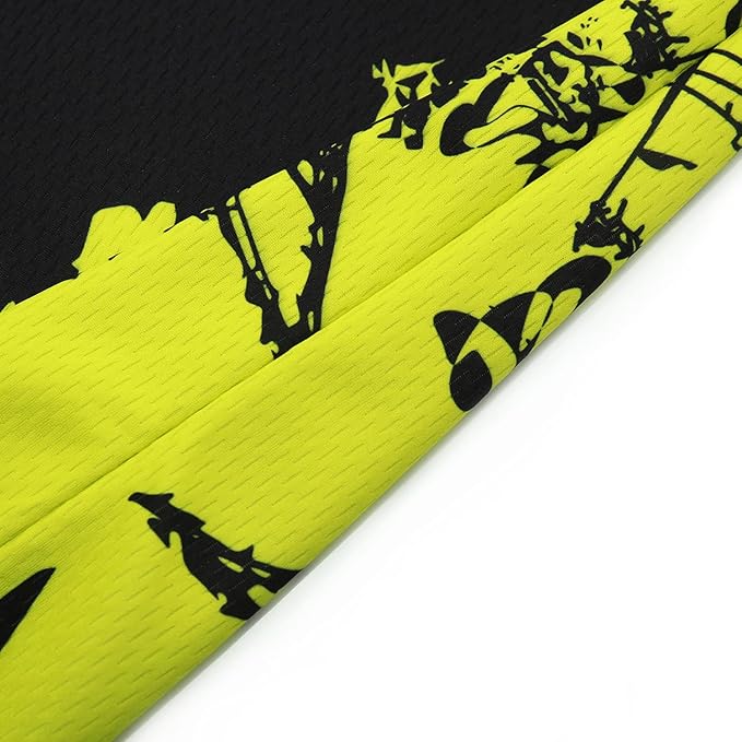 JPOJPO Men's Mountain Bike Jersey Long Sleeve MTB Off-Road Racing Downhill Motocross Shirts Quick Dry&Moisture-Wicking Tops