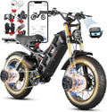 eAhora Romeo Pro 3 Electric Bike - [2026 Latest] 50MPH 5600W Dual Motor 60V 80AH 250Miles Long Range Ebike for Adults, 26" * 4.0 Fat Tire Fast Electric Mountain Bike Full Suspension Off-Road E-Bike
