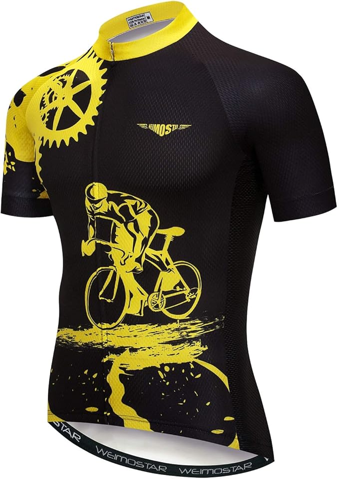 Cycling Jersey Mens Road Bicycle Clothing Summer Short Sleeve Breathable Cycling Tops