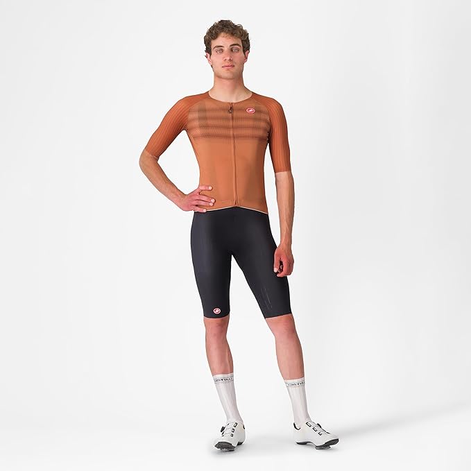 CASTELLI Men’s Free Aero Race S Bibshort, Aerodynamic Road Cycling Apparel, Pro-Level Seat Pad for Biking & Top-Level Racing